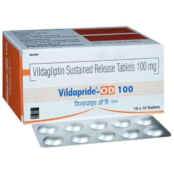 Vildapride OD 100mg Tablet